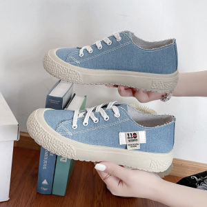 Campus Style Stylish Wide Leg Soft Sole Shoes for Female Students Fashion Home Shoes Casual Shoes Womens Canvas Shoes
