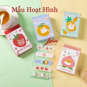 [HCM](Hộp 20 miếng) Băng Dán Cá Nhân Hoạt Hình Kute KHÔNG THẤM NƯỚC loviesshop96