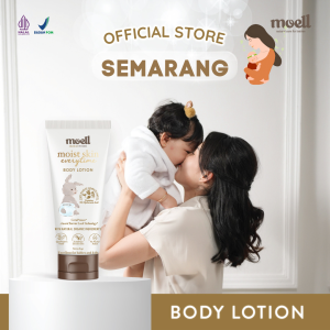 Moell Body Lotion - Moist Skin Everytime ( Natural Body Lotion ) 185gr