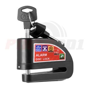 E&M Motorcycle Alarm Disc Lock Motorbike Anti-theft Lock Wheel Disc Brake Security Safety Siren Lock Universal Waterproof