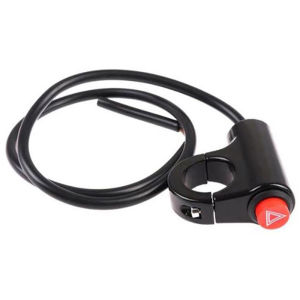 【จัดส่งภายใน 2-3 วัน】 สวิตช์สวิตช์ไฟเตือนรถจักรยานยนต์พร้อมสายเคเบิลสำหรับยานพาหนะไฟฟ้าไฟเตือนฉุกเฉินไฟกะพริบสัญญาณไฟกะพริบสีแดงอุปกรณ์เสริมรถจักรยานยนต์