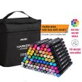 Bộ bút dạ màu nước Touch Marker 48 chi tiết, bút siêu mềm, tô êm, mịn, màu vẽ chuyên nghiệp. 