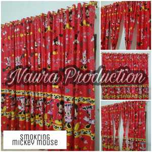 (COD) Gorden Smokring 12 Ring 6 gelombang Motif MICKEY MOUSE