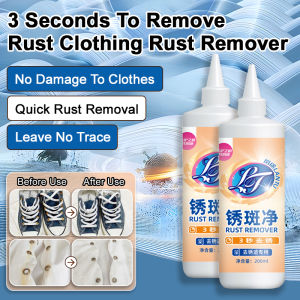 3 Second Rust Remover for Clothes Fast Acting Non Harmful Fabric Safe Eco Friendly Cleaning Solution