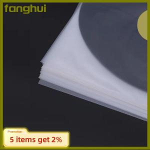 fanghui 50Pcs 7 10 12 Inch Clear Vinyl Record Protecter LP Record Plastic Bag Anti-static Record Inner Sleeves Packaging Bag Clear Cover