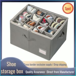 ชั้นเก็บของ ก้นกระดานแข็ง การมองเห็น กล่องเก็บของ ชัดเจนในทันที ความจุขนาดใหญ่ โครงสร้างที่แข็งแกร่ง