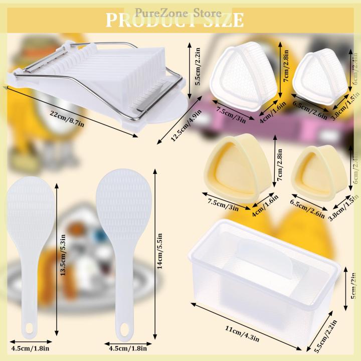 [PureZone] Spam Musubi Mold Kit Spam Slicer Luncheon Meat Cutter ...
