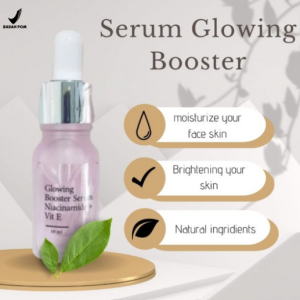 PINK SERUM BOOSTER NEW PINK SERUM GLOWING BOOSTER II SERUM WAJAH/ NIACINAMIDE + VIT E SERUM GLOWING BOOSTER WHITENING || SERUM PINK WHITENING || SERUM NIACINAMIDE BRIGHTENING