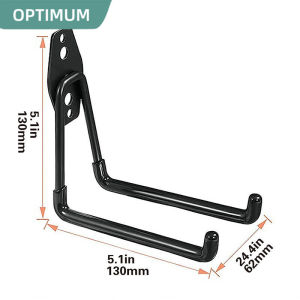 【OPTIMUM】Perfk Garden Hose Holder Heavy Duty Metal Water Hose Hanger Wall Hose Sturdy Rack Durable Wall Hose Hanger Garden Hose Reels Rack