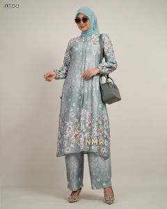 NMR Setelan Celana Tunik Biba Print Vol 3384