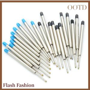 [Falsh F] 10 Pcs blue ink parker style standard 1.0mm ballpoint pen refills nib medium