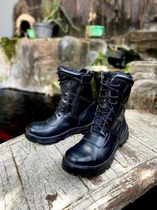 Sepatu PDL Kulit sepatu boots TNI/POLRI Security Pria