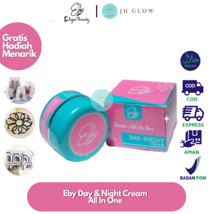 Paket Perawatan Wajah dari Eliza Beauty Eby Cream Siang Malam & Serum Vies Beauty Saffron