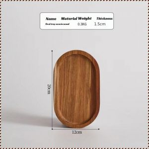 Placemats Showcase Dinner Plate Storage All Solid Wood Natural Wooden Heart High Durability