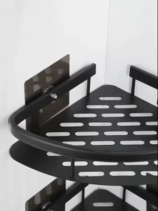 Punch-Free Bathroom Corner Shelf Corner Rack Bathroom Organizer Rack Toilet Cr Organizer Shower Rack