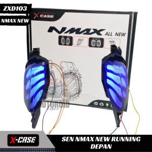 Lampu Sen Depan Nmax New X Case V2 Sein All New Nmax 2020-Now Model Neon 2 in 1 Free Flahser neon shark