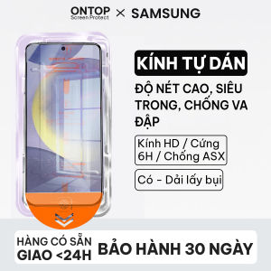Kính Cường Lực Nano Samsung A55/A35/A25/A15/M55 [Kèm Khuôn Tự Dán] - Mạ Điện Siêu Mượt Chống Vỡ Mép (Cứng 6H)