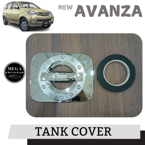 Tank Cover Tutup Tangki Bensin Mobil Avanza Lama 2004 - 2011 Sporty Chrome
