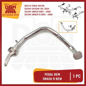 Pedal Rem Smash R New 2005 (TOKAIDO) Tuas Pijakan Rim Belakang Injakan Kaki Bawah Suzuki Smash Lama