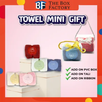TBF TUALA GIFT BOX TOWEL DOORGIFT MICROFIBER SUPER SOFT HADIAH WEDDING GIFT BIRTHDAY GIFT GOODIES KENDURI KAHWIN