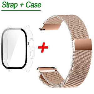 Dây đeo Milanese từ tính + Vỏ kính cho Realme Watch 5 Vòng đeo tay bằng thép không gỉ