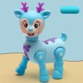 Mainan Anak RUSA TALI ELECTRIC CUTE PET 766 Mainan Rusak Gerak Berjalan Rusa Lampu Anak Mainan Anak Perempuan - Mainan Anak Laki Laki. 