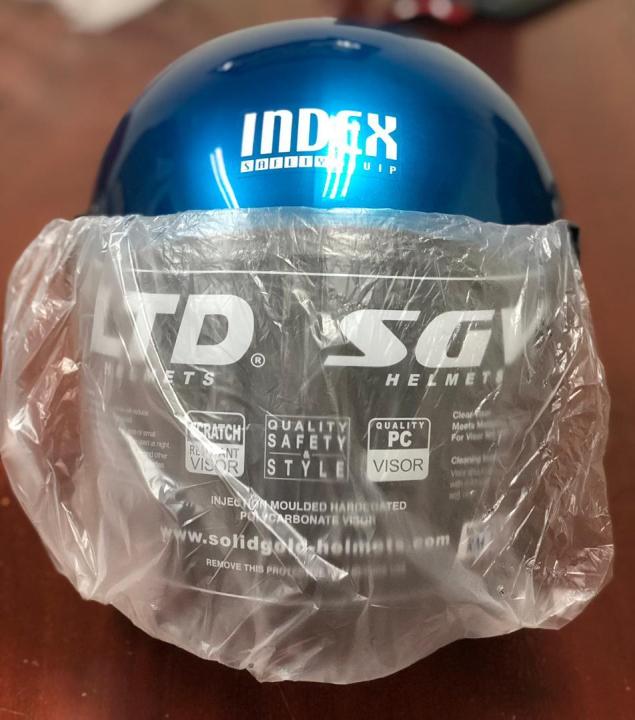 index helmet lazada | DOT APPROVED and angular clarity Index Visorex Helmet-Special Green |