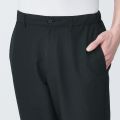 มูจิ กางเกงผ้าเซียร์ซัคเกอร์ขายาว ผู้ชาย - MUJI Breathable Seersucker No Darts Pants. 