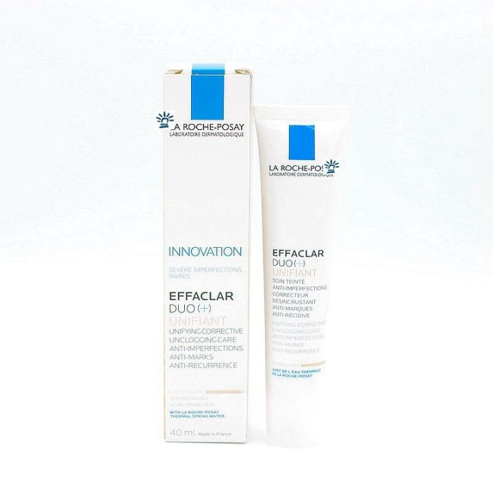 La Roche Posay effaclar duo unifiant soin teinte 40ml Oil control, acne ...