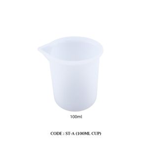 Silicone Cup Stick Tools for DIY Epoxy Resin Making Art Tool Reusable Resin Scrub Cleaner