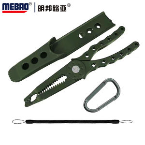 Super Fish Grip Fishing Plier With Pliers Sleeve Telescopic Rope Clip Fishing Tool Ultra-Light Fishing Lip Grip Floating Water Material Does Not Sink Waterproof And Rustless