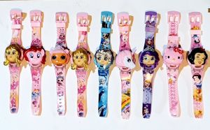 นาฬิกาเด็ก นาฬิกาข้อมือเด็ก ดญ และ ดช มีเพลง มีไฟ 7สี7ลาย เจ้าหญิงฟอร์เซ้น คิดตี้ เจ้าหญิง เบ็นเท็น ระบบดิจิตอล RC127