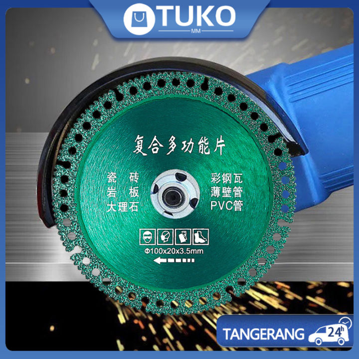 6 In 1 Mata Gerinda Potong Besi 4 Inch Mata Gergaji Circular Saw 100mm ...