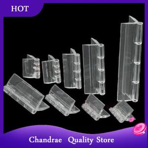 [Chandrae] 10PCS Durable Clear Acrylic Folding Hinges Transparent Plexiglass Hinge 5 Sizes