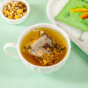 玉米须金花茶熬夜养生茶苦荞麦女生茶栀子茶 Corn Silk Golden Flower Tea Stay Up Late Health Tea