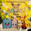 1:1 Pokemon Big Size Anime Figurine Children's Toys Kawaii Pikachu Squirtle Bulbasaur Charmander Snorlax Eevee Christmas Gift. 