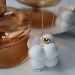 Dây chuyền nữ titan Eleanor Accessories hình trái tim phụ kiện trang sức vòng cổ 10602