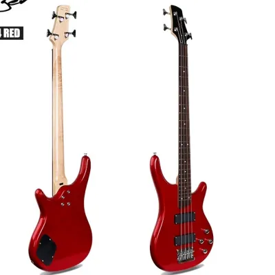 GITAR BASS 4 TALI REKA BENTUK IBANEZ – GAYA MODEN & BUNYI KUAT