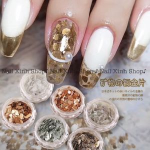 [HCM]Set 6 hủ kim tuyến sequin 3D phụ kiện nail phụ kiện trang trí móng cao cấp