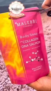 Body Soap COLLAGEN DNA SALMON oleh Malebbi Cosmetics