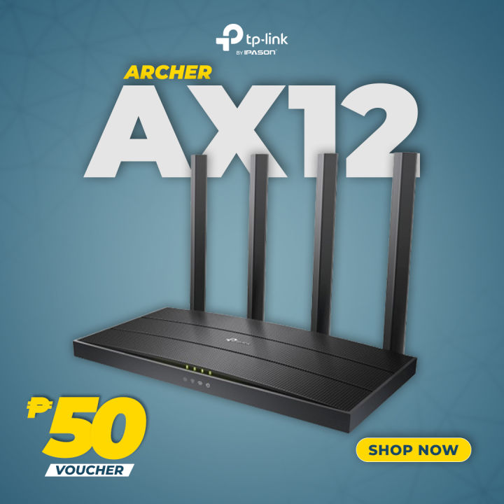 TPLink Archer AX12 AX1500 WiFi 6 DualBand Gigabit Router MUMIMO