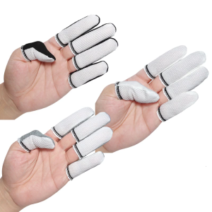 Comfortable Protective Finger Guards Sleeves With Stretchable Opening And Textured Grip Surfaces For Precise Handling