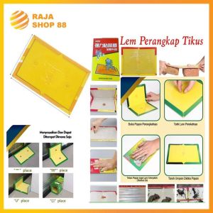 Lem Perangkap Tikus Model Buku Alat Papan Lem Jebakan Tikus Kuat Super Lengket