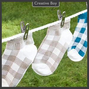 [Creative] 10 20Pcs Stainless Steel Clothes Pegs Washing Clips Household Sealing Clip Windproof Clips Hang Pins Metal Clips Clamps