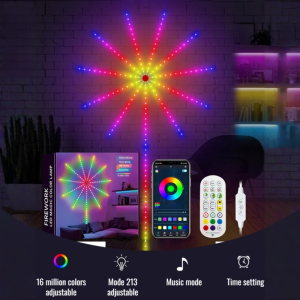 Intelligent Phantom Fireworks Light Strip Fireworks Light Strip Flexible Stage Performance LED Lamp Beads Illusion Lighting Decorative Strip