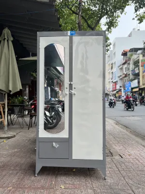 Tủ sắt sinh viên cao 1m8 ngang 90 miễn phí giao hàng lắp ráp tận nơi tại Hồ Chí Minh xưởng nhà bao giá tốt