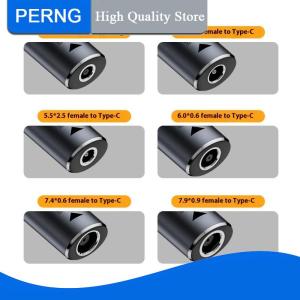 [PERNG] Tehe 1Pcs Fast Charging Cable For Huawei 140W Universal Laptop 5V 9V 20V DC Female To USB C Type C PD Power Adapter Converter