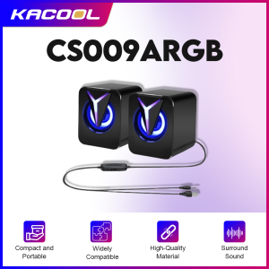 Popcorn Mini PC RGB Speaker Desktop Surround Stereo Computer Speaker Gaming Speaker Laptop Speaker