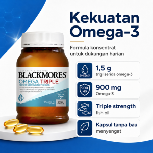 【150s】Blackmores Omega Triple Concentrated Fish Oil 150 Capsules