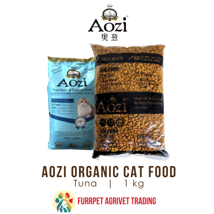 AOZI ORGANIC CAT FOOD REPACKED 1kg Dry Food for Cat Lazada PH